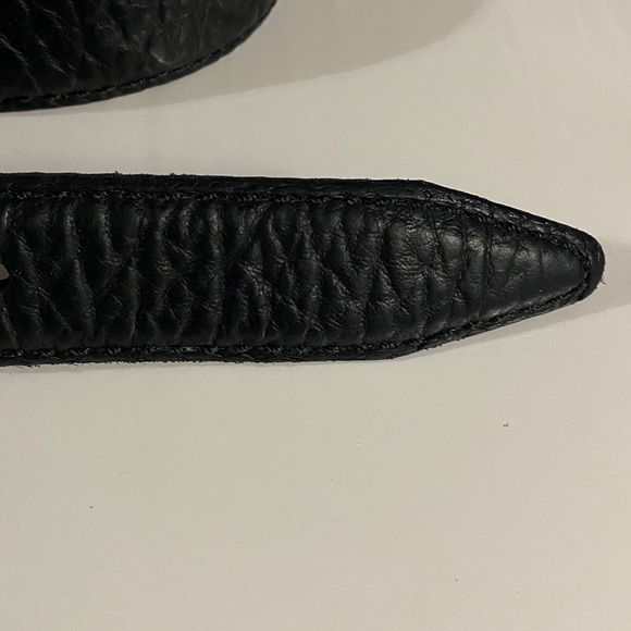 EUC Overland Genuine American Bison Leather Belt, Made in USA, Sz 40, Neutral - Picture 7 of 16